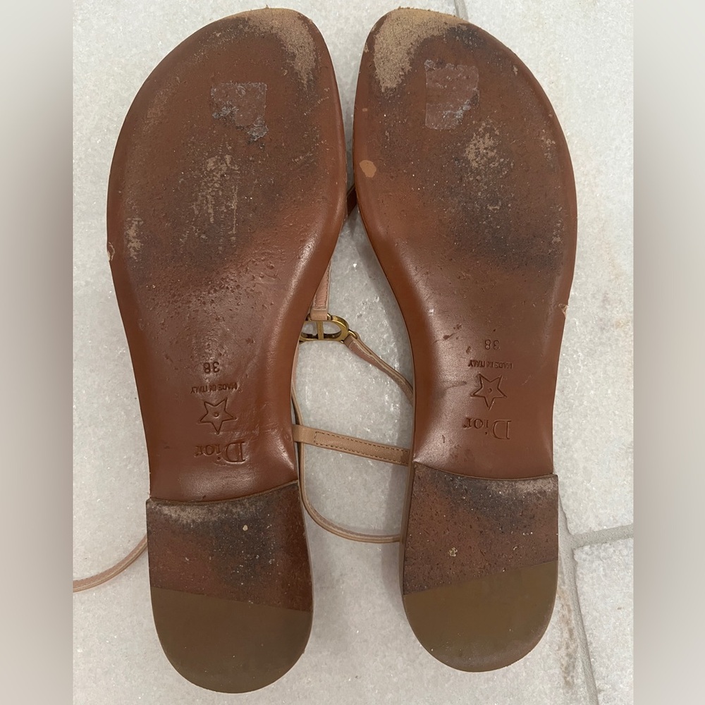Christian Dior women’s T strap sandals - Picture 5 of 7